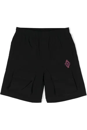 MARCELO BURLON Logo-embroidered shorts