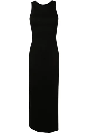 Armani Exchange Sleeveless side-slit dress
