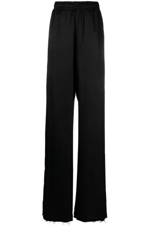 Vetements Satin-finish wide-leg trousers