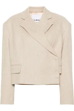 REMAIN Cropped wrap blazer