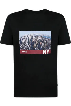 HUGO BOSS Graphic-print cotton T-shirt