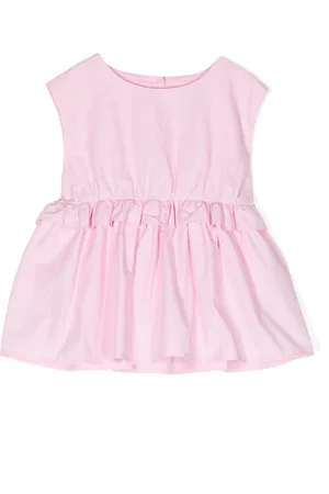 Kindred Ruffle-waist organic-cotton dress