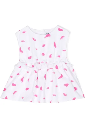 Kindred Kimberly smudge-print organic-cotton dress