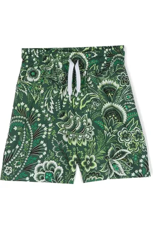 Etro Floral-print cotton shorts