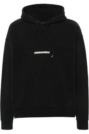 Dsquared2 Star-detail cotton hoodie