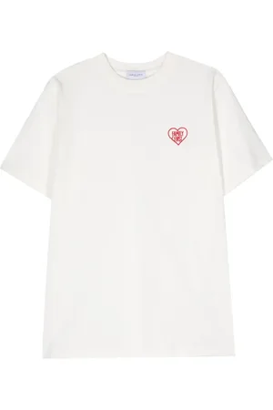 Family First Embroidered-logo cotton T-shirt
