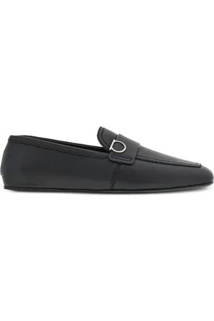 Salvatore Ferragamo Gancini-plaque leather loafers