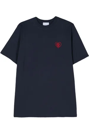 Family First Embroidered-logo cotton T-shirt