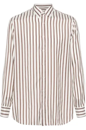 LARDINI Striped silk shirt