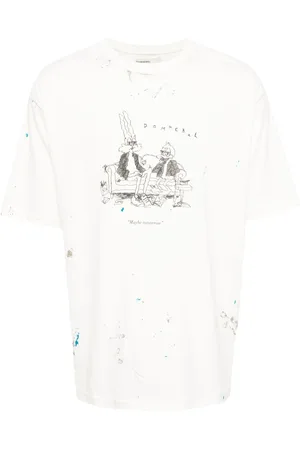 DOMREBEL Scuff Tomorrow cartoon-print T-shirt