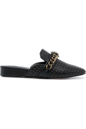 Kurt Geiger Chelsea chain strap mules