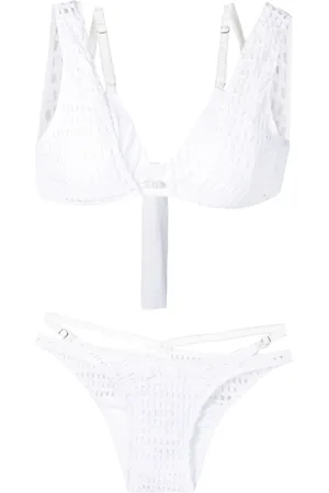 AMIR SLAMA Open-knit layered bikini set