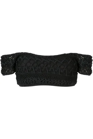 AMIR SLAMA Off-shoulder cropped top