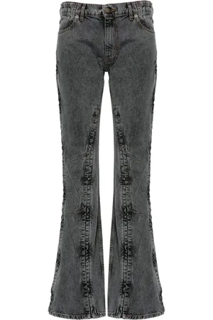 Y / PROJECT Faded bootcut jeans
