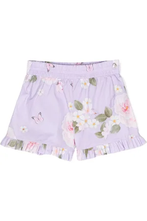 MONNALISA Pleated-trim shorts