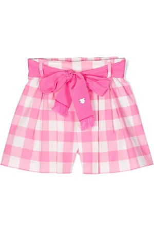 MONNALISA Gingham smart shorts