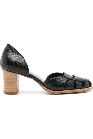 Sarah Chofakian Yosemite 55mm cut-out leather pumps