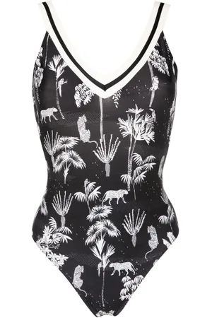 Lygia & Nanny Balboa graphic-print one-piece