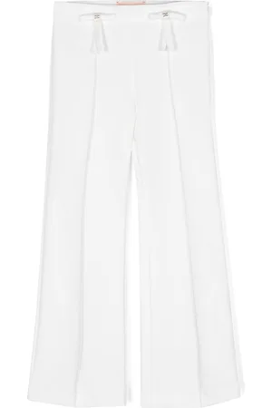 Elisabetta Franchi Bow-detail flared trousers
