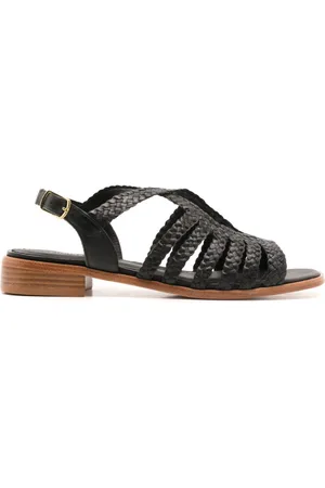 Sarah Chofakian Le Marais woven leather sandals