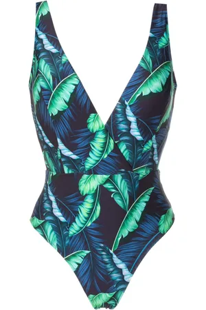 Lygia & Nanny Evita leaf-print swimsuit