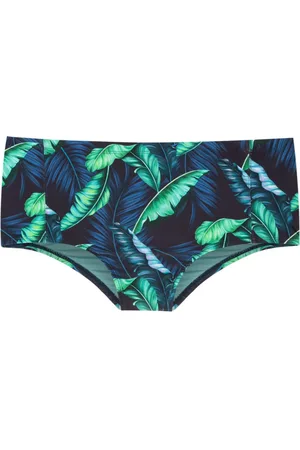 Lygia & Nanny Parati leaf-print swimming trunks