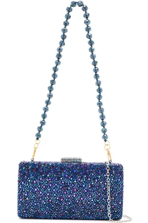 SERPUI Ellen crystal-embellished clutch bag