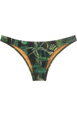 Lygia & Nanny Poipu leaf-print bikini bottoms