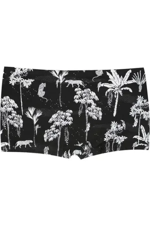 Lygia & Nanny Tijuca jungle-print swimming trunks