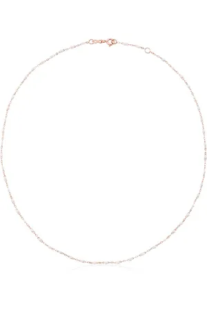 GIGI CLOZEAU 18kt rose gold beaded necklace