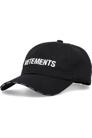 Vetements Logo-embroidered cotton cap