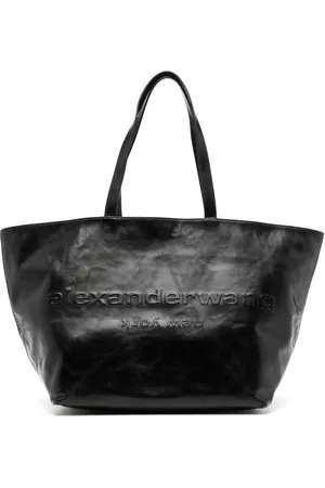 Alexander Wang Punch logo-embossed leather tote bag