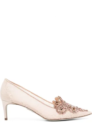 RENE CAOVILLA Veneziana 60mm lace pumps