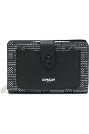 MOREAU Monogram-print leather wallet