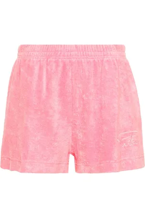 Patou Logo-embroidered terry shorts
