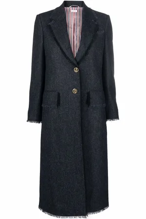 Thom Browne Tweed single-breasted coat