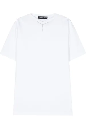Y / PROJECT Logo-appliqué cotto T-shirt