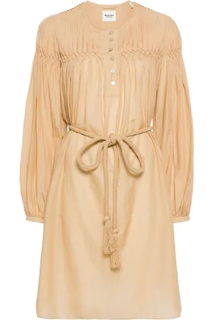 Marant Etoile Adeliani pleat-detailing minidress