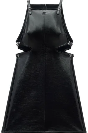 Courrèges Slash Buckle sleeveless minidress