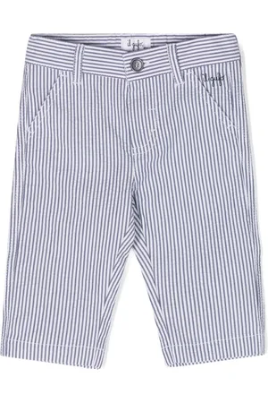 Il gufo Striped seersucker trousers
