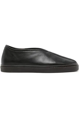 LEMAIRE Piped leather sneakers