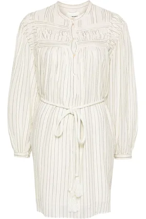 Marant Etoile Leozi striped mini dress