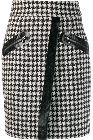 Philipp Plein Houndstooth short skirt