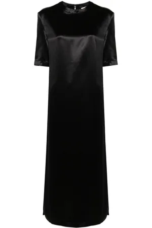 Loulou de Saison Silk-blend maxi T-shirt dress