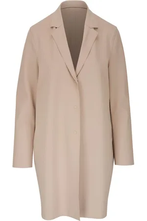 Harris Wharf London Concealed-fastening single-breasted coat