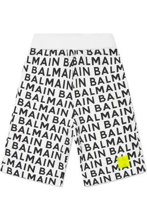 Balmain Logo-print cotton shorts