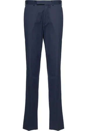 Ermenegildo Zegna Mid-rise straight-leg chinos