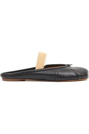 Maison Margiela Tabi leather ballerina mules