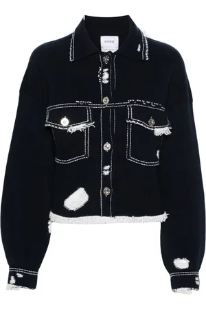 Barrie Fringed denim jacket