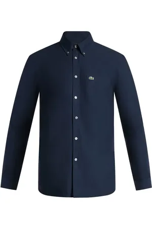 Lacoste Logo-appliqué cotton shirt